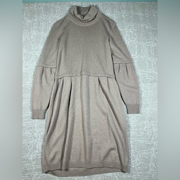 Fabiana Filippi VTG Made In Italy Wool Silk Cashmere Womens Sweater Dress Sz M - Picture 1 of 7